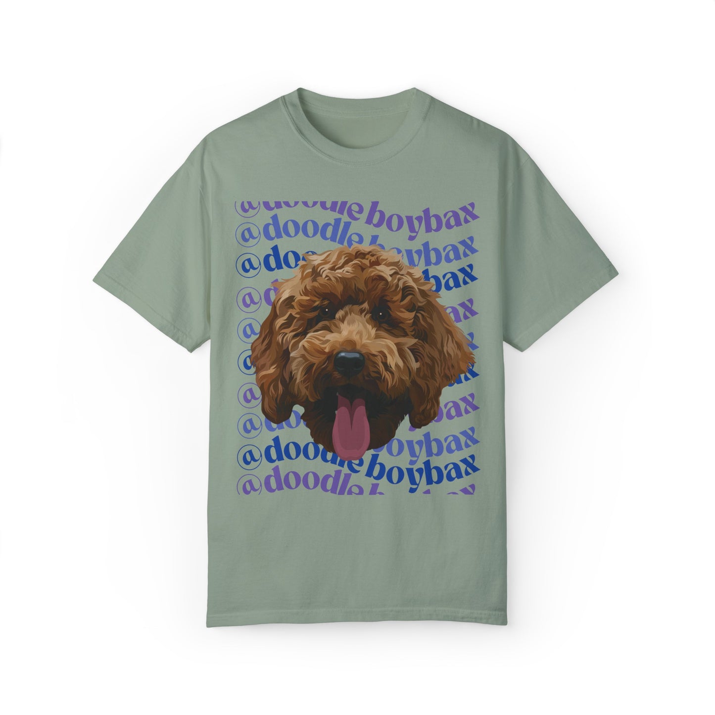 @doodleboybax in Purple Unisex Garment-Dyed T-shirt