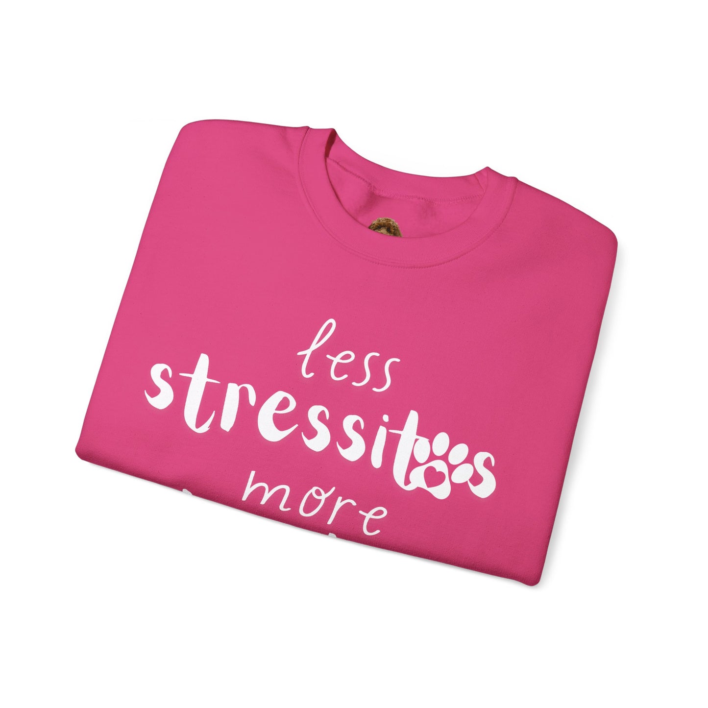 "Less Stressitos, More Besitos" Unisex Heavy Blend™ Crewneck Sweatshirt