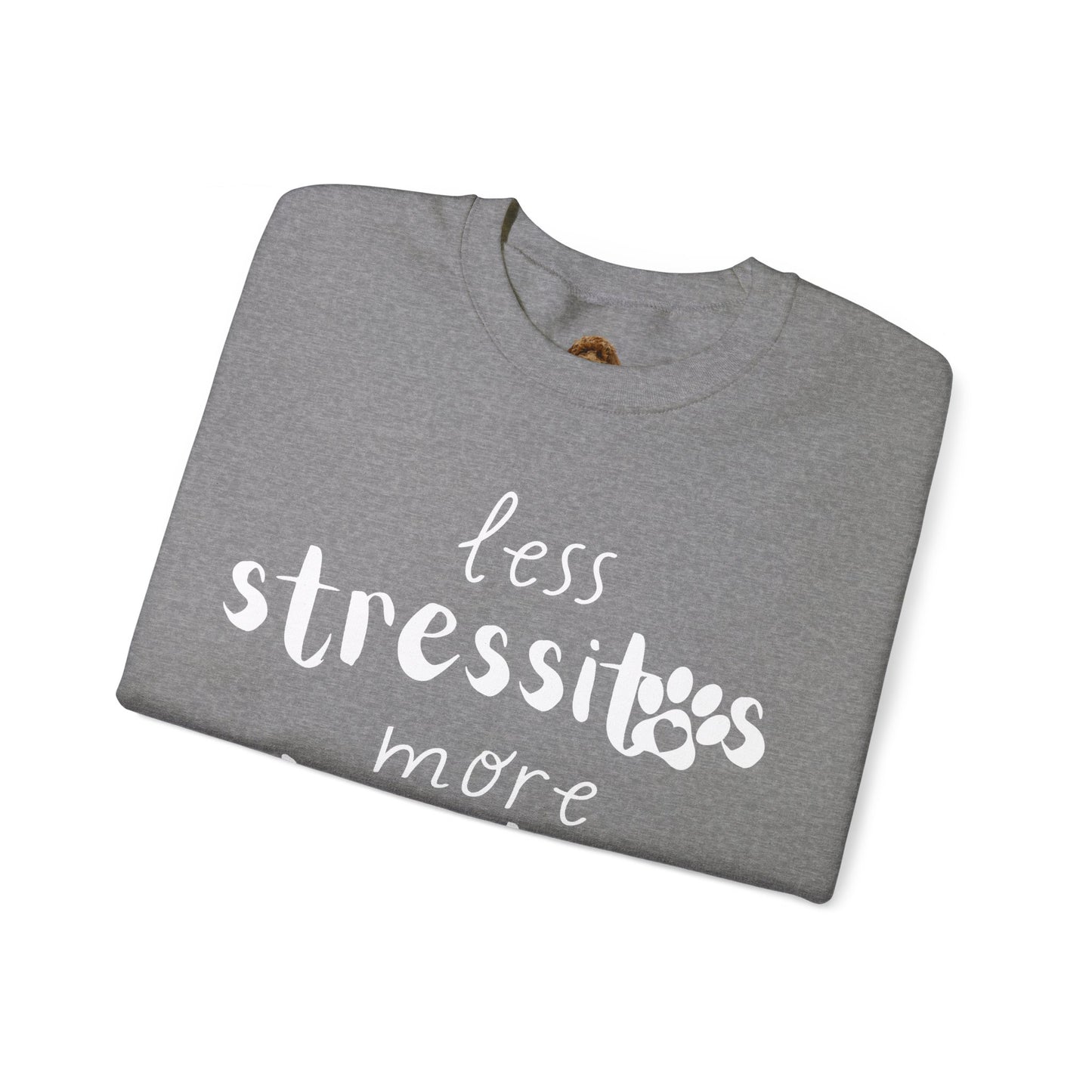 "Less Stressitos, More Besitos" Unisex Heavy Blend™ Crewneck Sweatshirt