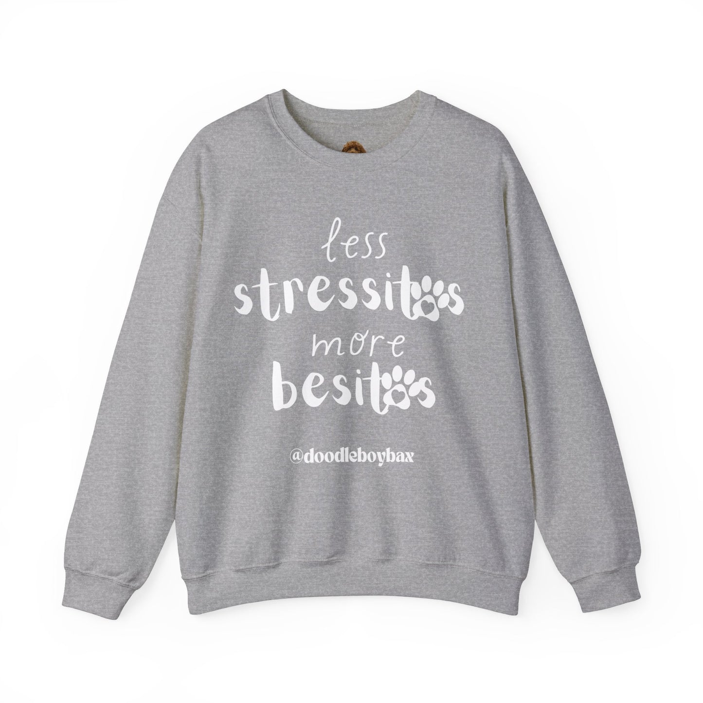 "Less Stressitos, More Besitos" Unisex Heavy Blend™ Crewneck Sweatshirt