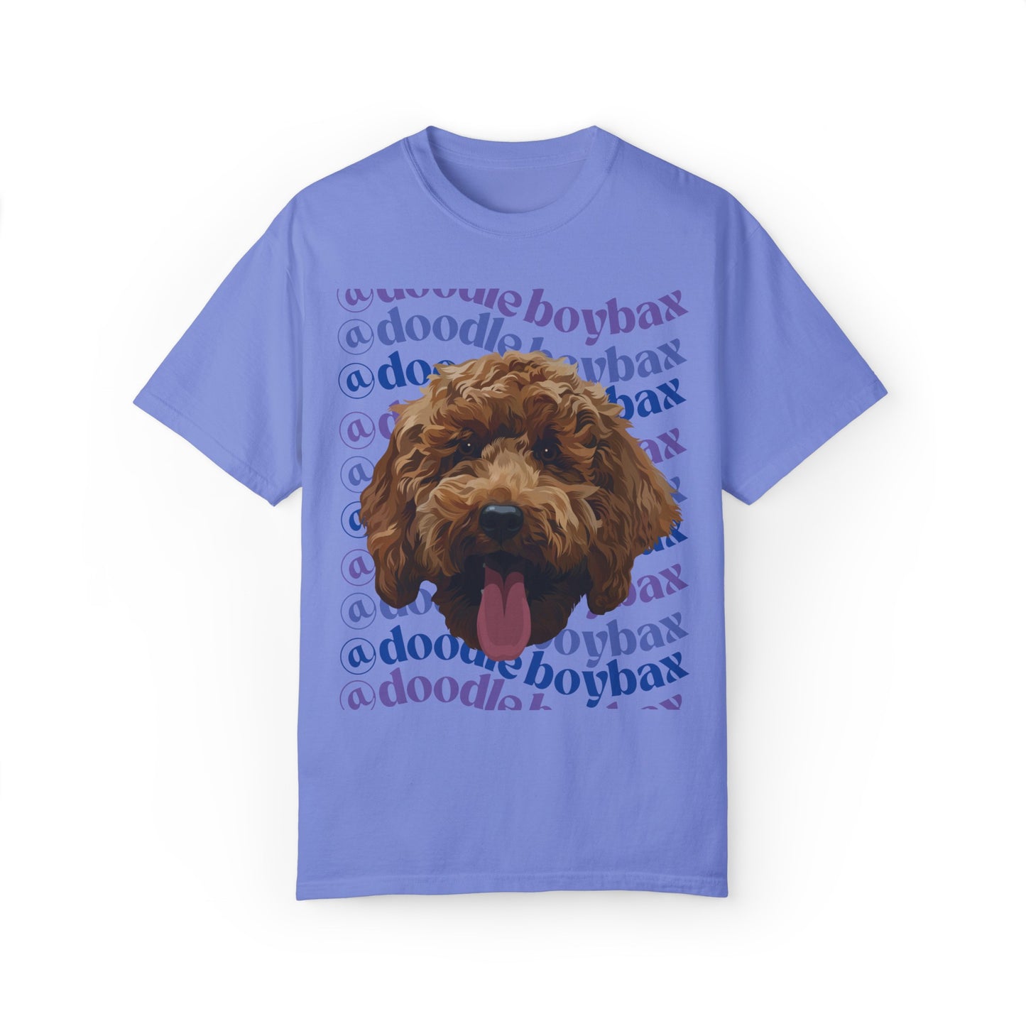 @doodleboybax in Purple Unisex Garment-Dyed T-shirt