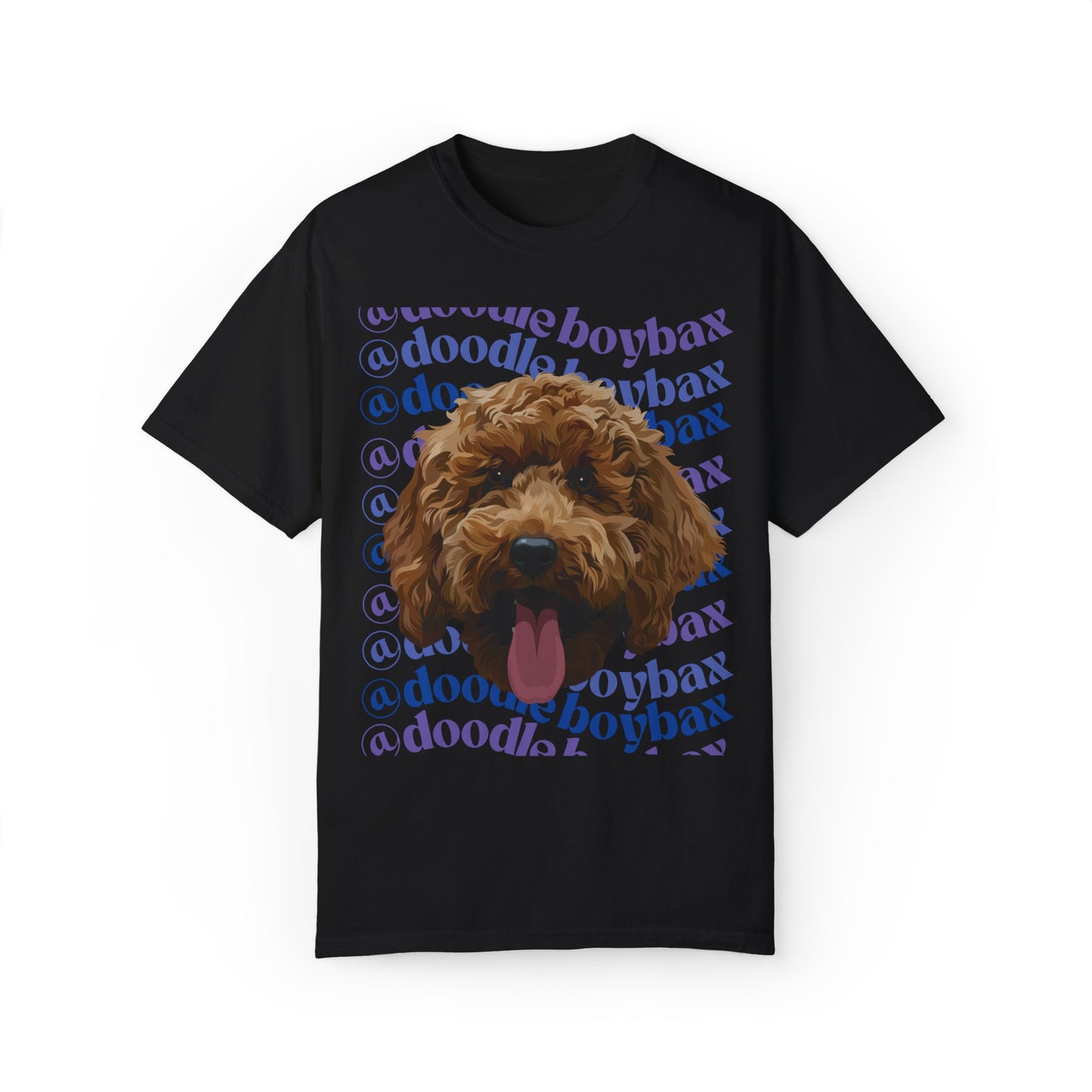 @doodleboybax in Purple Unisex Garment-Dyed T-shirt