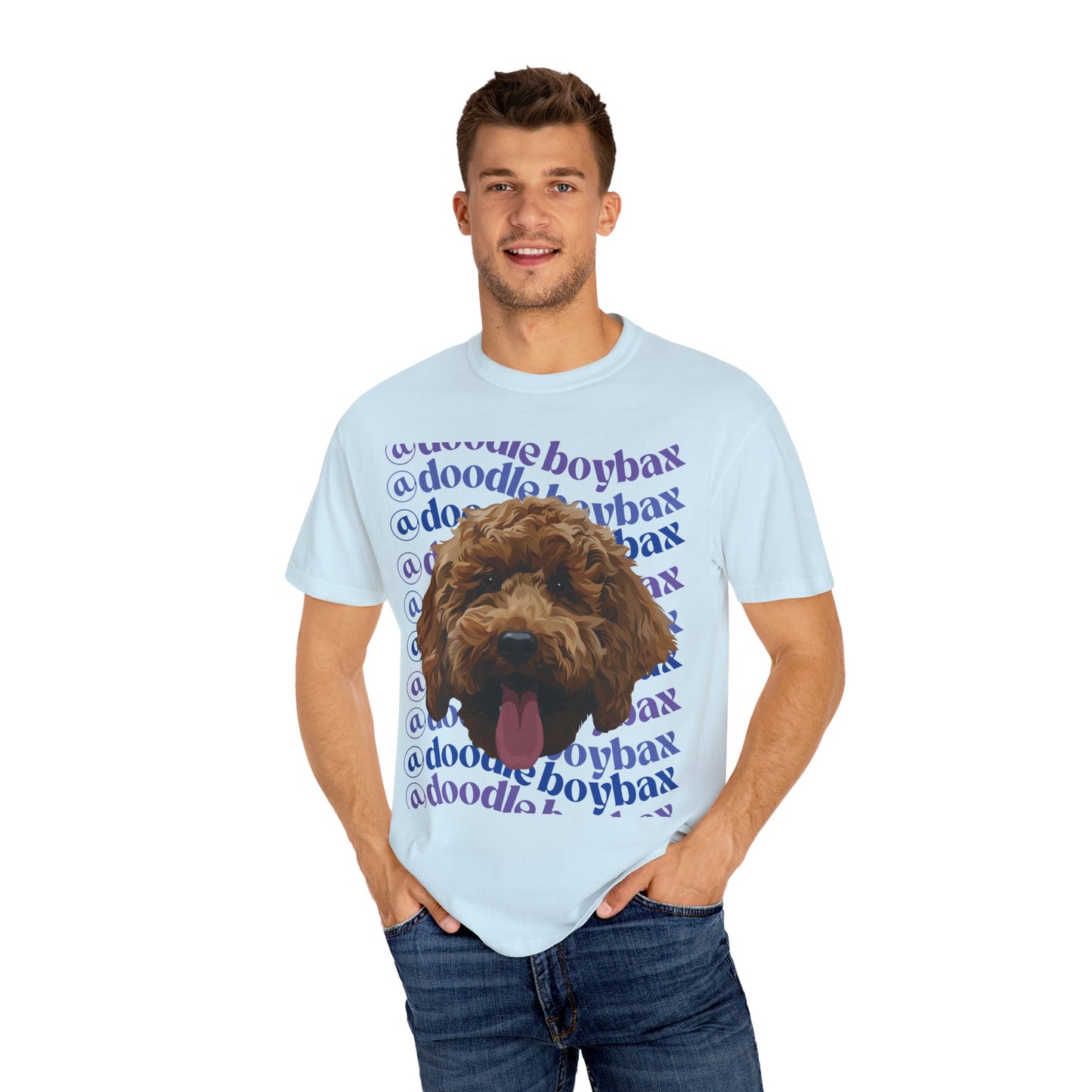 @doodleboybax in Purple Unisex Garment-Dyed T-shirt