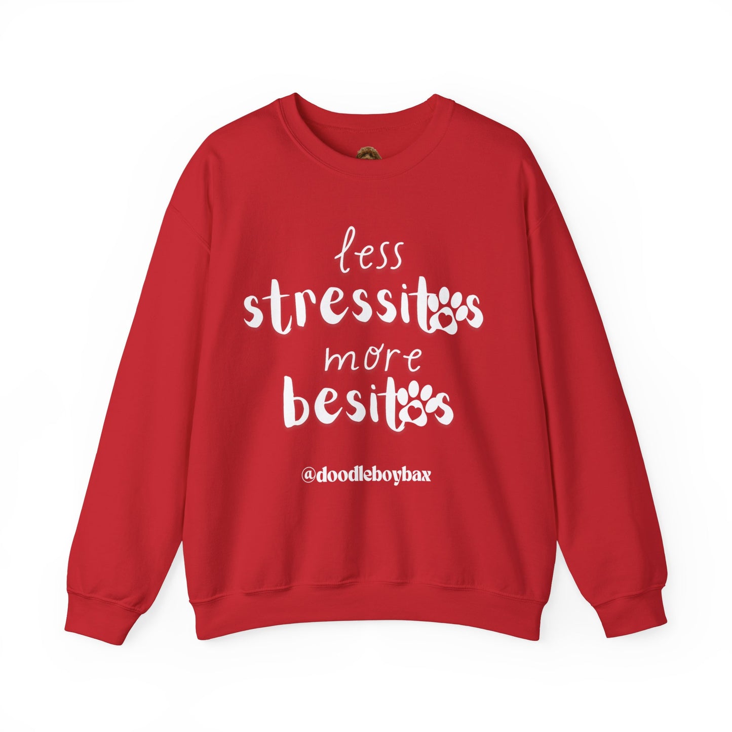 "Less Stressitos, More Besitos" Unisex Heavy Blend™ Crewneck Sweatshirt