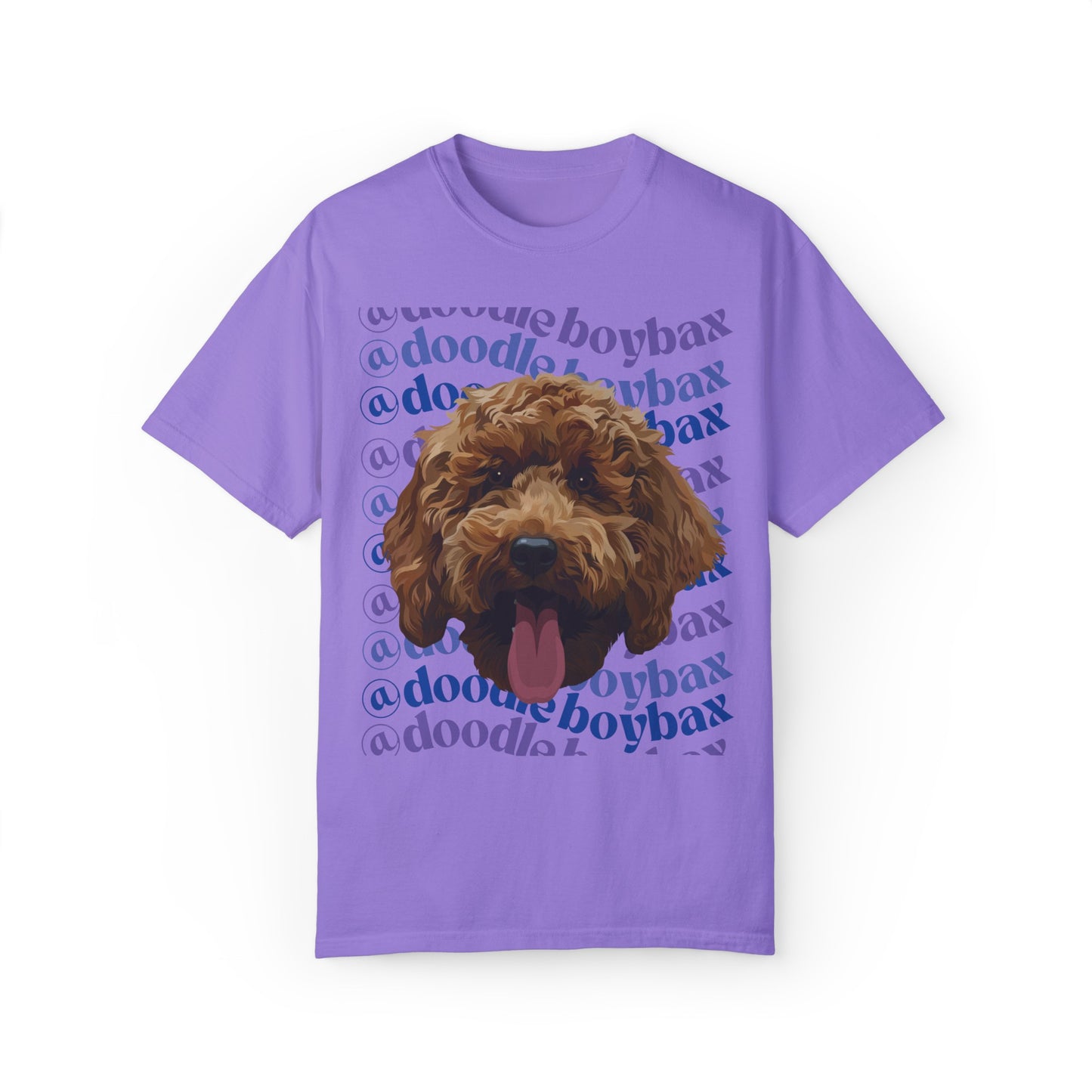 @doodleboybax in Purple Unisex Garment-Dyed T-shirt