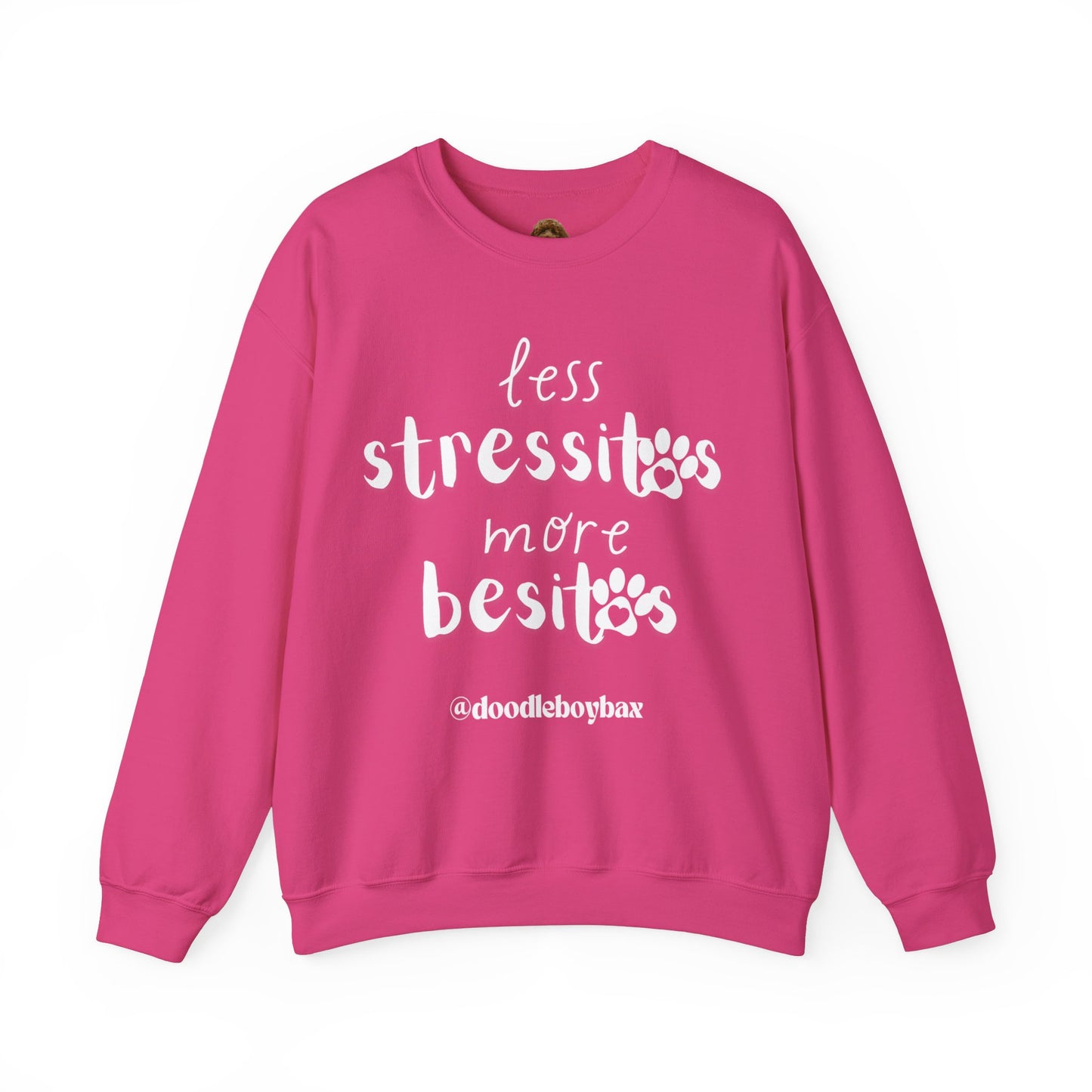 "Less Stressitos, More Besitos" Unisex Heavy Blend™ Crewneck Sweatshirt