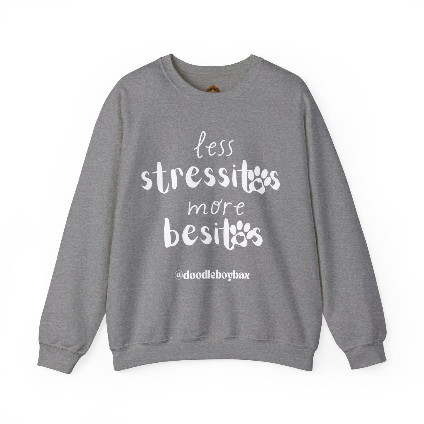 "Less Stressitos, More Besitos" Unisex Heavy Blend™ Crewneck Sweatshirt