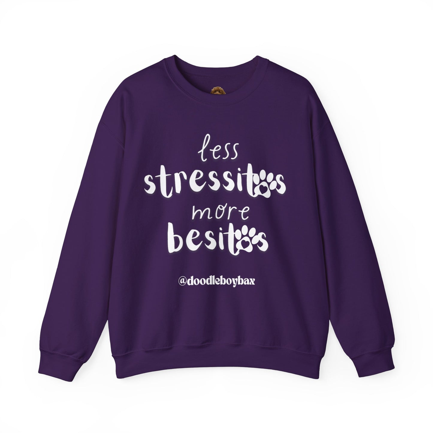 "Less Stressitos, More Besitos" Unisex Heavy Blend™ Crewneck Sweatshirt