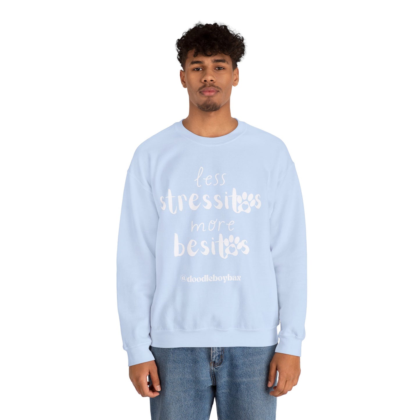 "Less Stressitos, More Besitos" Unisex Heavy Blend™ Crewneck Sweatshirt