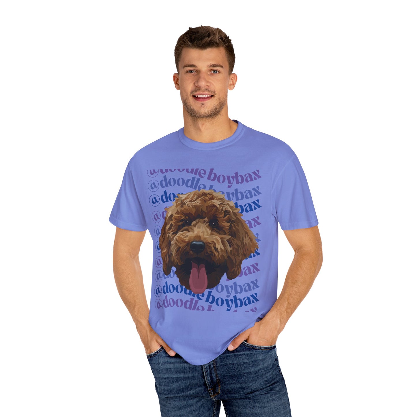 @doodleboybax in Purple Unisex Garment-Dyed T-shirt