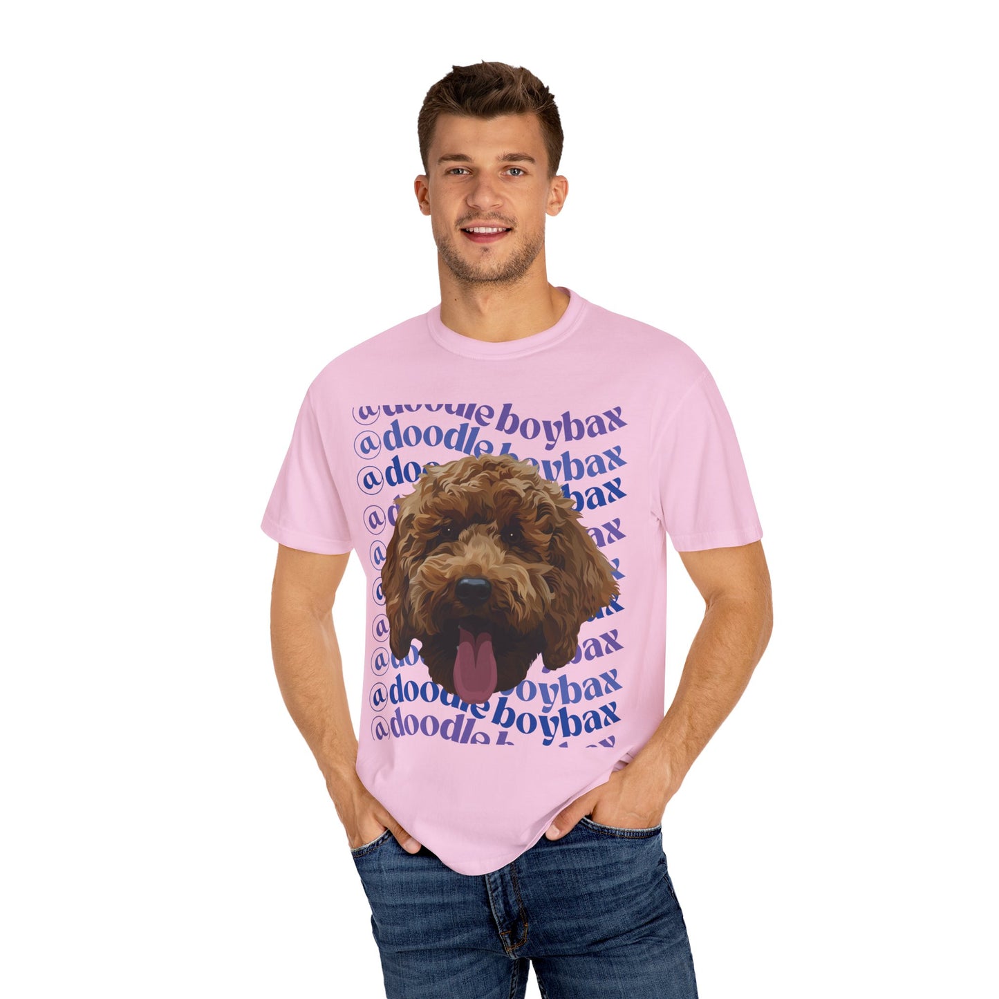 @doodleboybax in Purple Unisex Garment-Dyed T-shirt