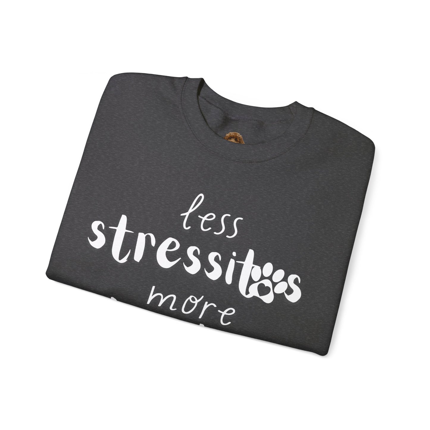 "Less Stressitos, More Besitos" Unisex Heavy Blend™ Crewneck Sweatshirt