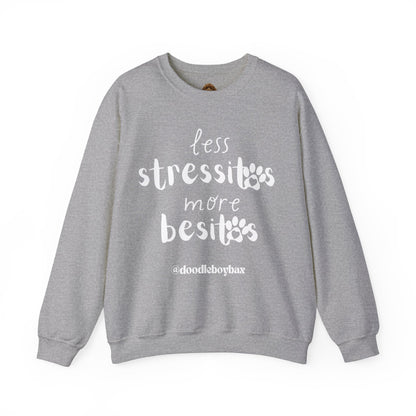 "Less Stressitos, More Besitos" Unisex Heavy Blend™ Crewneck Sweatshirt