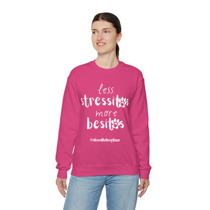 "Less Stressitos, More Besitos" Unisex Heavy Blend™ Crewneck Sweatshirt