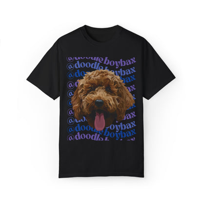 @doodleboybax in Purple Unisex Garment-Dyed T-shirt