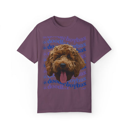 @doodleboybax in Purple Unisex Garment-Dyed T-shirt