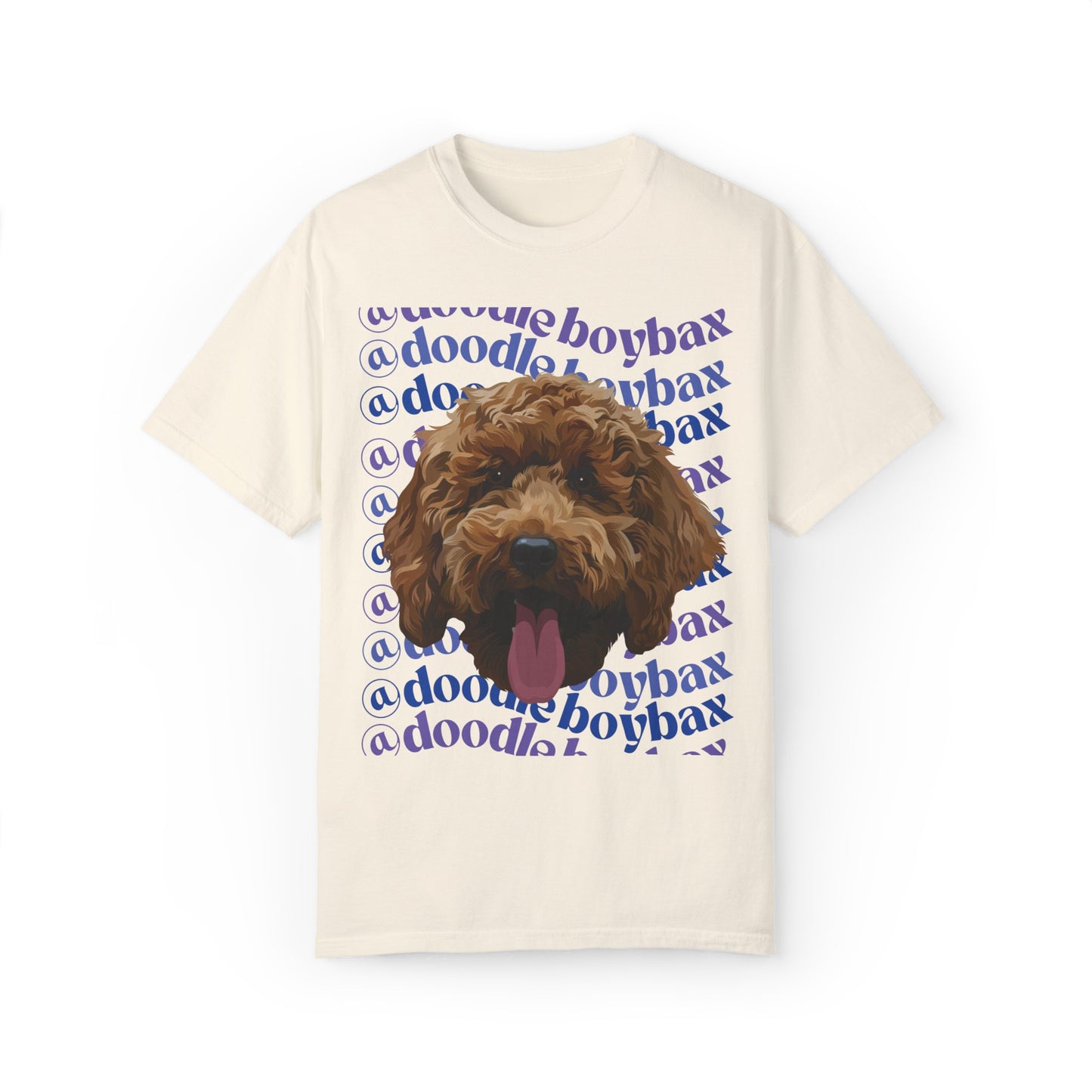 @doodleboybax in Purple Unisex Garment-Dyed T-shirt