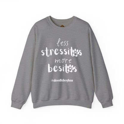 "Less Stressitos, More Besitos" Unisex Heavy Blend™ Crewneck Sweatshirt