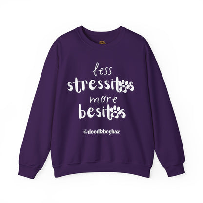 "Less Stressitos, More Besitos" Unisex Heavy Blend™ Crewneck Sweatshirt
