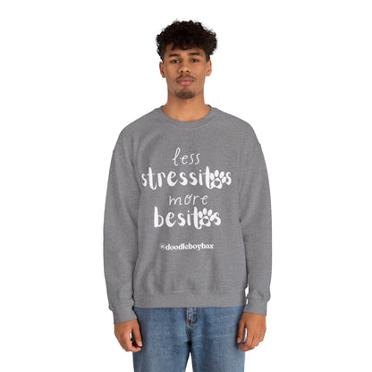 "Less Stressitos, More Besitos" Unisex Heavy Blend™ Crewneck Sweatshirt