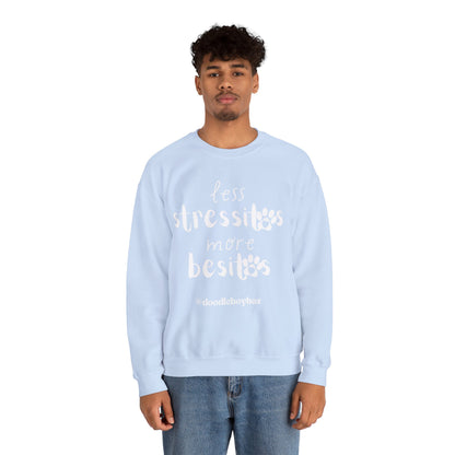 "Less Stressitos, More Besitos" Unisex Heavy Blend™ Crewneck Sweatshirt