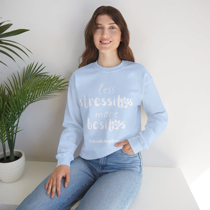 "Less Stressitos, More Besitos" Unisex Heavy Blend™ Crewneck Sweatshirt