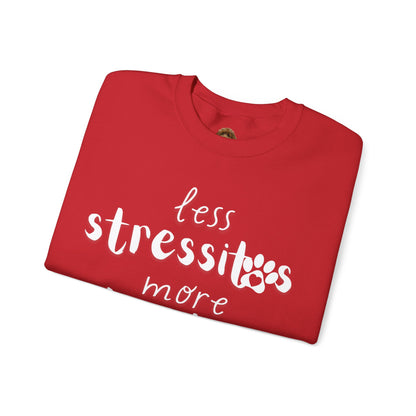 "Less Stressitos, More Besitos" Unisex Heavy Blend™ Crewneck Sweatshirt