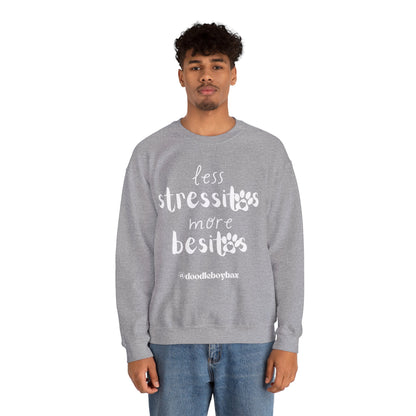 "Less Stressitos, More Besitos" Unisex Heavy Blend™ Crewneck Sweatshirt