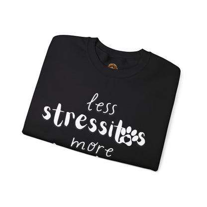 "Less Stressitos, More Besitos" Unisex Heavy Blend™ Crewneck Sweatshirt