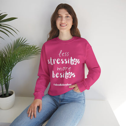 "Less Stressitos, More Besitos" Unisex Heavy Blend™ Crewneck Sweatshirt