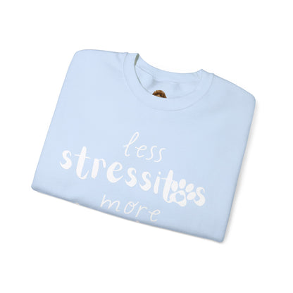 "Less Stressitos, More Besitos" Unisex Heavy Blend™ Crewneck Sweatshirt