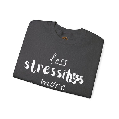 "Less Stressitos, More Besitos" Unisex Heavy Blend™ Crewneck Sweatshirt