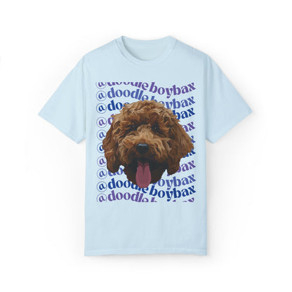@doodleboybax in Purple Unisex Garment-Dyed T-shirt