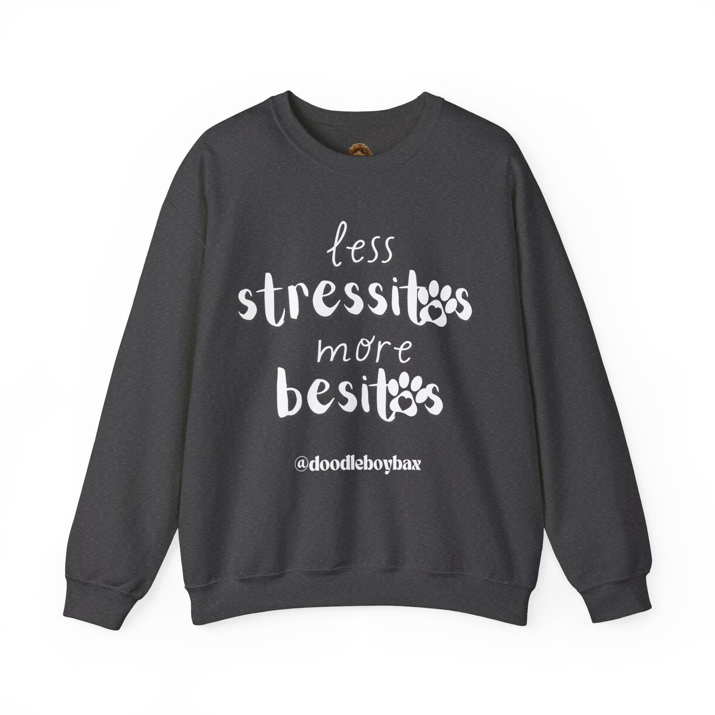 "Less Stressitos, More Besitos" Unisex Heavy Blend™ Crewneck Sweatshirt