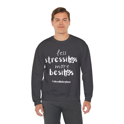 "Less Stressitos, More Besitos" Unisex Heavy Blend™ Crewneck Sweatshirt