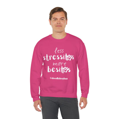 "Less Stressitos, More Besitos" Unisex Heavy Blend™ Crewneck Sweatshirt