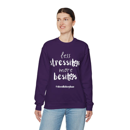 "Less Stressitos, More Besitos" Unisex Heavy Blend™ Crewneck Sweatshirt