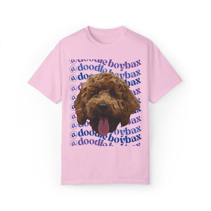 @doodleboybax in Purple Unisex Garment-Dyed T-shirt
